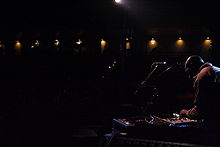 DJ Logic performing at Vail Snow Daze