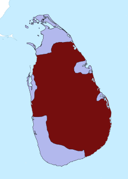 .mw-parser-output .legend{page-break-inside:avoid;break-inside:avoid-column}.mw-parser-output .legend-color{display:inline-block;min-width:1.25em;height:1.25em;line-height:1.25;margin:1px 0;text-align:center;border:1px solid black;background-color:transparent;color:black}.mw-parser-output .legend-text{}   The Kingdom of Kandy at its greatest territorial extent, under the rule of Rajasinghe II (1635 to 1687) .mw-parser-output .legend{page-break-inside:avoid;break-inside:avoid-column}.mw-parser-output .legend-color{display:inline-block;min-width:1.25em;height:1.25em;line-height:1.25;margin:1px 0;text-align:center;border:1px solid black;background-color:transparent;color:black}.mw-parser-output .legend-text{}   Dutch control areas (until 1796)