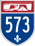 Autoroute 573 shield
