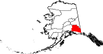 State map highlighting Copper River Census Area