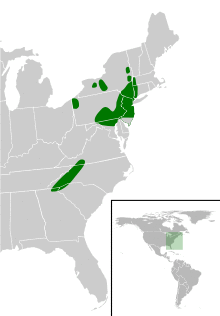 Bog turtle distribution map.svg
