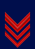 Rank insignia of primo aviere of the Italian Air Force.svg