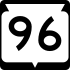 State Trunk Highway 96 marker