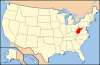 Map of USA WV.svg
