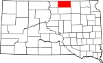 State map highlighting McPherson County