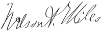 Nelson A Miles Signature.svg