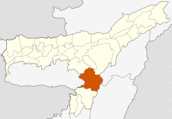India Assam Dima Hasao district map.svg