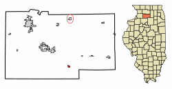 Location in Lee County, Illinois