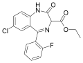 Ethyl loflazepate.svg