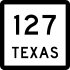 State Highway 127 marker