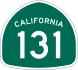 State Route 131 marker