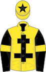 Yellow, Black Cross of Lorraine, Black sleeves, Yellow armlets, Yellow cap, Black star