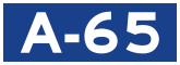 Autovía A-65 shield}}