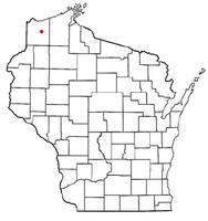Location of Bennett, Wisconsin