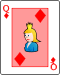 Queen of diamonds