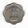 Ten paise coin, 1965, observe