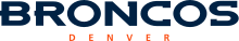 Denver Broncos wordmark.svg