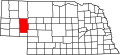 State map highlighting Garden County
