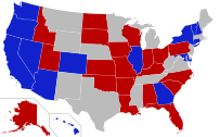 Class 3 US Senators by State & Party