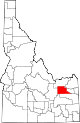 State map highlighting Jefferson County
