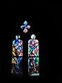 Stained double glass window by Marc Chagall, All Saints Church, Tudeley.jpg