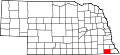 State map highlighting Pawnee County