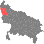 Meerut division.svg