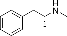 Levomethamphetamine.svg