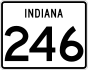 State Road 246 marker