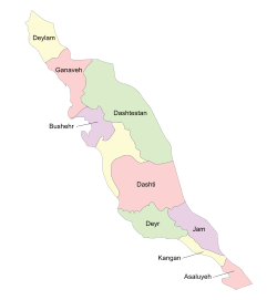 Location in Bushehr Province