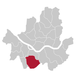 Location of Gwanak-gu in Seoul