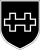 30th Waffen Grenadier Division of the SS.svg
