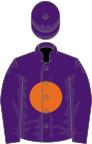 Purple, orange disc