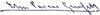 Cursive signature