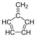 Fulvene with hydrogens.svg