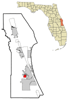 Location in Brevard County and the state of Florida