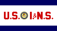 Flag of the United States Immigration and Naturalization Service.svg