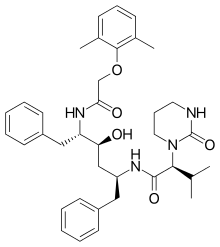 Lopinavir structure.svg