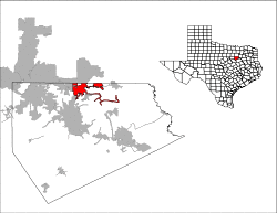 Ellis County RedOak.svg