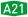 Autokinetodromos A21 number.svg