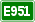 Tabliczka E951.svg