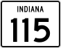 State Road 115 marker