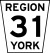 York Regional Road 31.svg
