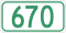 Saskatchewan Route 670.svg