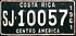 Matrícula automovilística Costa Rica 1961 San José SJ-10057 Centroamérica Flickr - woody1778a.jpg