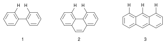 Biphenyl, phenanthrene and anthracene