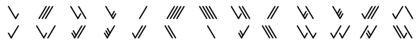 Schilling 1-needle horizontal.svg
