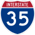 Interstate 35 marker