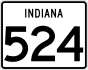 State Road 524 marker