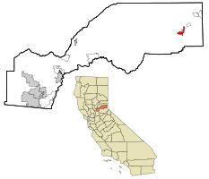 Location in Placer County and the state of California
